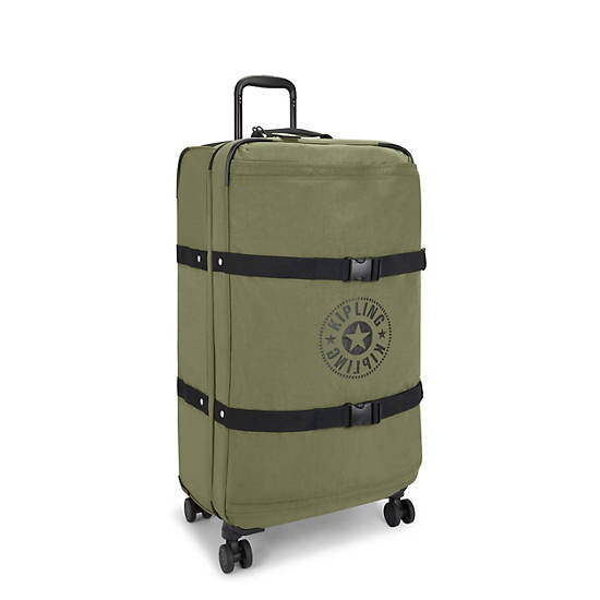 Kipling Spontaneous Large Rolling Kufferter Olivengrøn | DK 1747LI